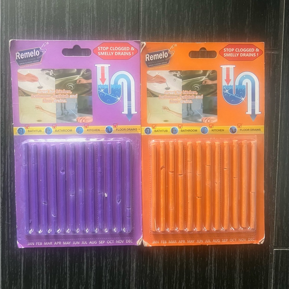 2 Pack Drain Cleaning Sticks